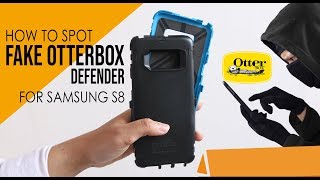 How to Spot Fake Otterbox Defender for Samsung Galaxy S8 [upl. by Laekcim210]