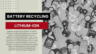 LithiumIon Battery Recycling Company in Mumbai India spasrecycling lithiumbattery [upl. by Kcirddec91]