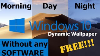 Live wallpaper for windows 10 free  without any software  Dynamic Wallpaper  Realistic Weather [upl. by Trescott128]