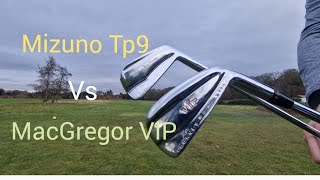 Nicklaus Vs Faldo 3 Hole Irons only match at Belleisle Ayr Mizuno Tp9 irons vs MacGregor VIP irons [upl. by Artnoed]