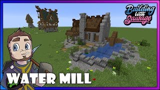 Minecraft ► Building with Sausage ► WATER MILL Minecraft 113 Tutorial [upl. by Cyrill62]