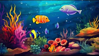 Baby Lullaby Soothing fishes 🐟 Aquarium 🐟 Baby sleep music 💤 [upl. by Acsirp]