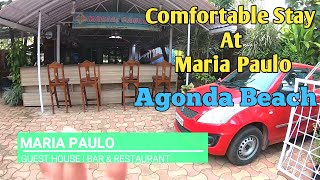 Our Stay at Maria Paulo Guest House Agonda South Goa I Pleasant amp Comfortable Stay I Food amp Stay [upl. by Awe]