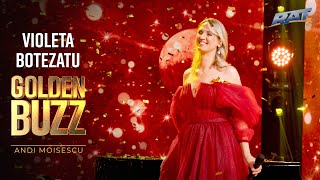 Cine este Violeta Botezatu solista cu voce de aur GoldenBuzz  Românii Au Talent S14 [upl. by Yecal106]