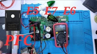 Check IGBT PEL Dawlance Haier Gree Dc inverter ac E5 E6 E7 error code inverter ac pcb trainingcenter [upl. by Eimaj]