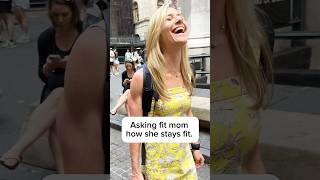 Asking fit mom what she does for her workouts fitmom nyc workout fitness girlswholift [upl. by Oderfliw]