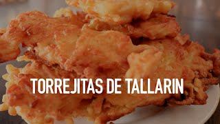 TORREJITAS DE TALLARIN  FÁCIL😋 RECETAS AREQUIPEÑAS PARA EL MUNDO 🌏 [upl. by Elbam]