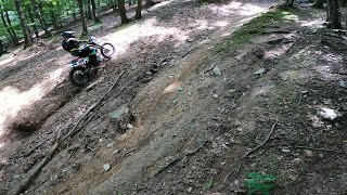 Taking an old friend to ENDURO ride  Part1 54 [upl. by Ahsimin]