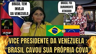 TV Venezuelana Mostra Ataques Absurdos AO Brasil [upl. by Reilamag]