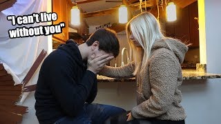 BREAK UP PRANK ON BOYFRIENDHE CRIES [upl. by Helbon]