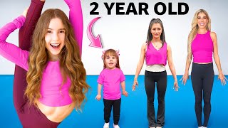 All Ages Compete in Gymnastics ft Rebecca Zamolo [upl. by Romona866]