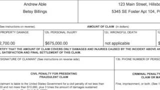 Federal Tort Claim  Amount To Ask For [upl. by Eemla]