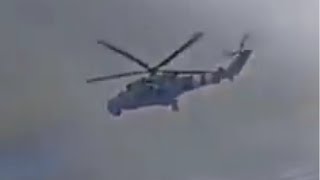 🔴 Russian War In Ukraine  Ukrainian MI24 Hind Helicopter Unleashes Rocket Strike On Russian Troops [upl. by Devina]