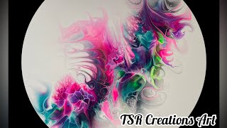 GORGEOUS Modified BLOOM SWIPE TECHNIQUE FLUID ART TUTORIALS [upl. by Letnuhs]