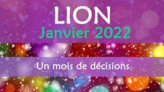 ♌ LION  Janvier 2022  quot Un tirage qui annonce des décisions  quot [upl. by Nefets715]