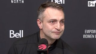 Raptors HC Darko Rajaković Ran Opening Play He Learned From Dejan Milojević [upl. by Sontich169]