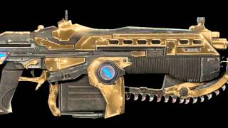 Gears of War 3  All Weapon Skins MUST WATCH [upl. by Noryd348]