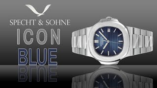 Specht And Sohne Icon Blue  Patek Philippe 5711 Nautilus Homage [upl. by Krantz245]