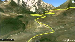 3D tour Col du Galibier 2645m from Briancon  Valloire [upl. by Soloman]