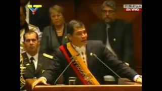 IDIOMAS QUE HABLA EL PRESIDENTE RAFAEL CORREA [upl. by Gnouc]