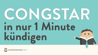 congstar kündigen  in genau 1 Minute erledigt [upl. by Dorlisa481]