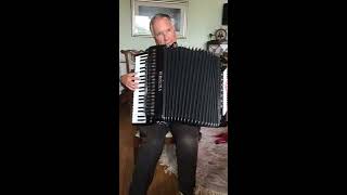 La Cumparsita Tango on Victoria Accordion A420V by Alex Govier [upl. by Aneeras]