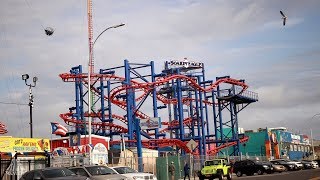 Soarin Eagle  Coney Island Luna Park New York  Zamperla  Volare  391m [upl. by Cristoforo]