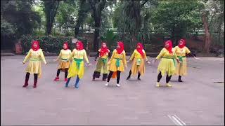 CIampTA  LINE DANCE  CHOREO BY RORO amp ROOSAMEKTO  DEMO BY PELANGI  BOGOR [upl. by Veron]