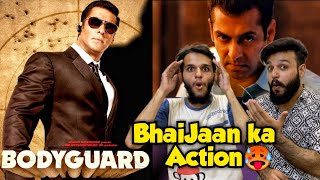 Bodyguard Entry Fight Scene Reaction  Salman Khan  Bodyguard Movie Scenes [upl. by Nairahcaz]