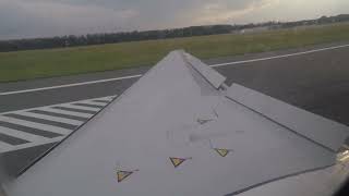 ✈ European Air Charter  McDonnell Douglas MD82  Landing at Wrocław✈ [upl. by Nosredneh]