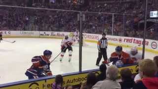 Leon Draisaitl Goal from Connor McDavid Oilers First Preseason Game 09212015 [upl. by Margette]