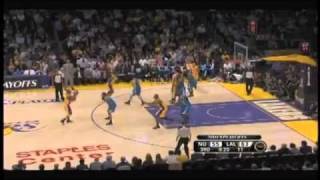 Kobe Bryant dunks on Emeka Okafor then Carl Landry HD 42611 [upl. by Zsa Zsa]