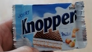 Knoppers milch unpacking sweets unpackingsweets chocolate [upl. by Danelle]