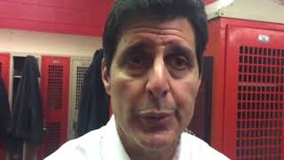 Westerville South basketball coach Ed Calo discusses his teams 7767 win over Huntington Prep [upl. by Orford]