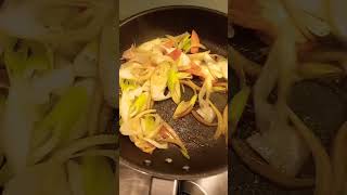 Stir Fry Veggies 🧅🥕🥒 veggies stirfry vegetables food [upl. by Dloreh]