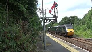 Liskeard Railway Station 4319843188 GWR CASTLE SET arriving at P2 on 2P16 on 11th July 2024 [upl. by Annodas]