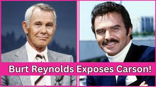 Before His Death Burt Reynolds Reveals Shocking Truth About Johnny Carson [upl. by Carol]