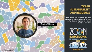 Zcash Sustainability and Resilience by Zooko Wilcox Zcon4 [upl. by Templeton90]