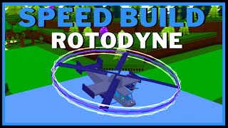 Rotodyne Helicopter Speed BuildTutorial In Build A Boat For Treasure ROBLOX [upl. by Gaither289]