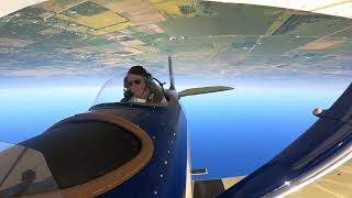 Great Lakes Open Cockpit Biplane aerobatics multiple views [upl. by Lon]