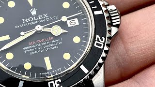 Rolex quotSingle Redquot SeaDweller quotHydraquot Ref 1665 Dr Ralph W Brauer [upl. by Oriana]