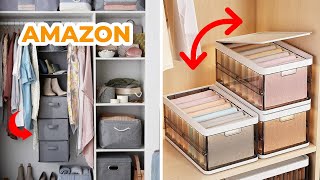 21 Essential AMAZON Closet Organization Items for 2024 That Truly Work  Small Closet Organizers [upl. by Donni]