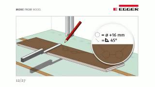 Правила укладки ламината Видео от компании Egger [upl. by Yklam16]