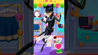 Ladynoir Miraculous Ladybug My Talking Angela 2 ladynoir miraculous miraculousladybug ladybug [upl. by Nuavahs283]