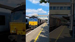 66302  69004 passes through Feltham 26th June [upl. by Tecil445]