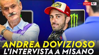 GP dellEmilia Romagna Andrea Dovizioso nel paddock di Misano durante le libere della MotoGP [upl. by Levins993]