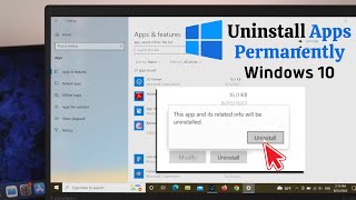 Windows 10 How to Uninstall Programs Permanently 『Uninstall Software』 [upl. by Dronel]