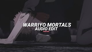 warriyo  mortals  beat part  edit audio [upl. by Adin]