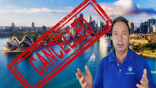 QUARANTINED SHIP CLEARED CRUISE LINE CANCELS AUSTRALIA SEASON [upl. by Lladnek]