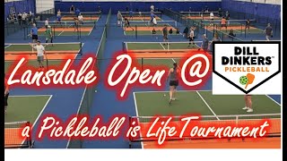 Mens amp Womens Doubles  Lansdale Open Saturday Live Stream  Courts 3 1 2 [upl. by Olyhs]